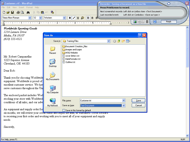 Screen image of this step