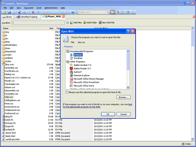 Screen image of this step