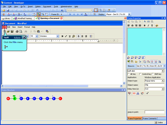 Screen image of this step