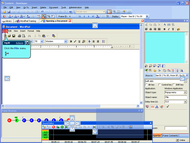 Screen image of this step