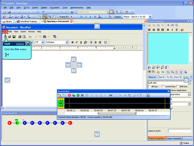 Screen image of this step