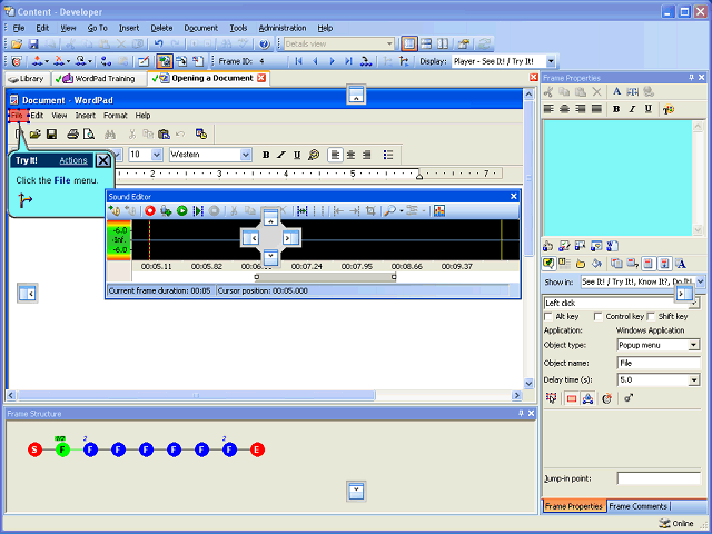Screen image of this step