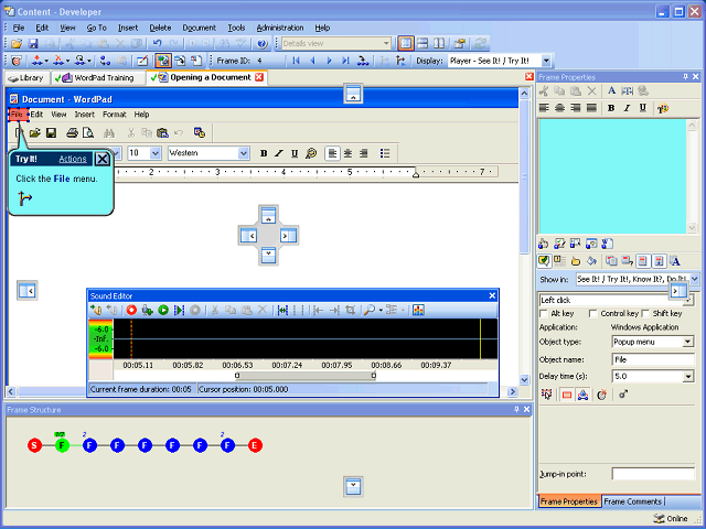 Screen image of this step