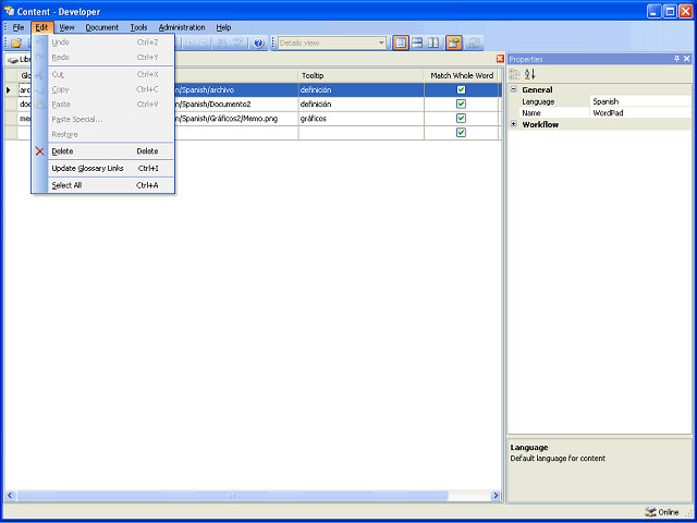 Screen image of this step