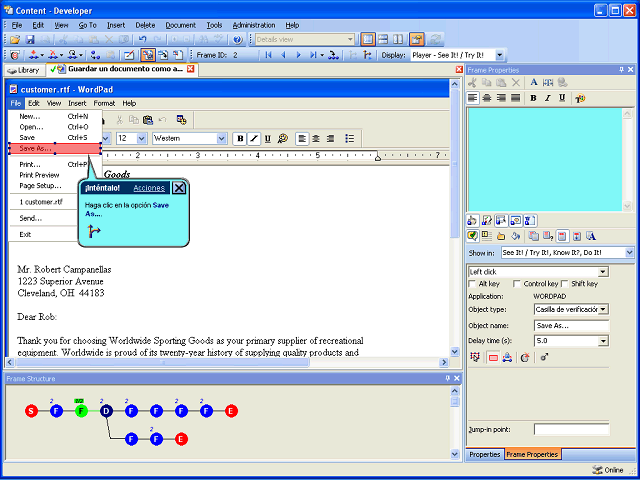 Screen image of this step