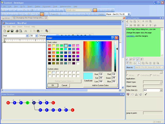Screen image of this step