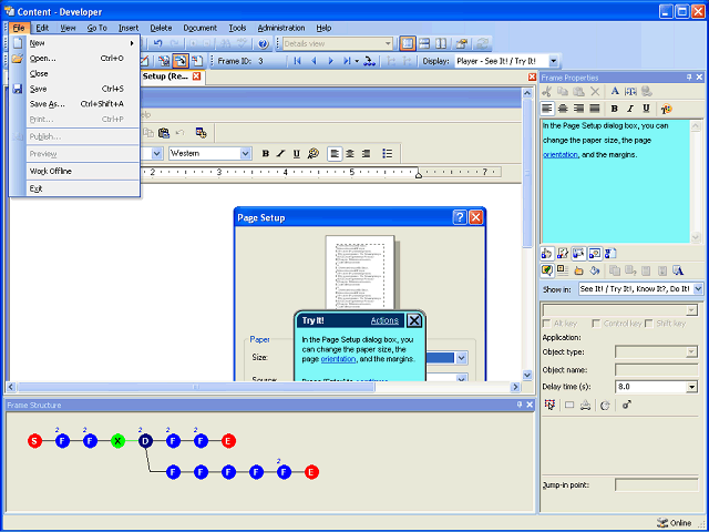 Screen image of this step