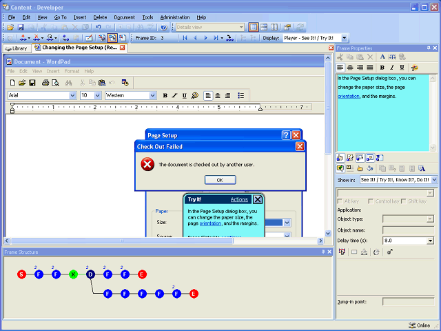 Screen image of this step