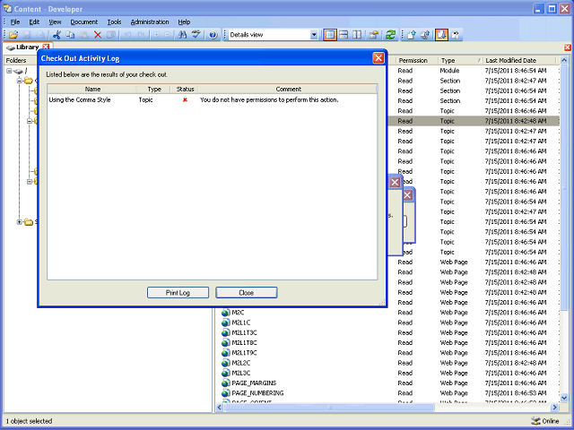 Screen image of this step