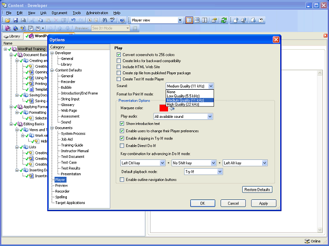 Screen image of this step