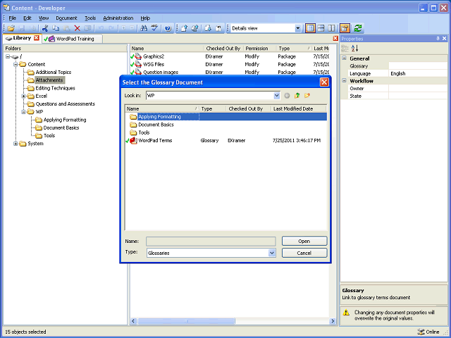 Screen image of this step