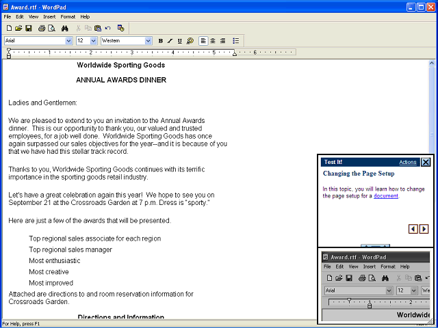 Screen image of this step
