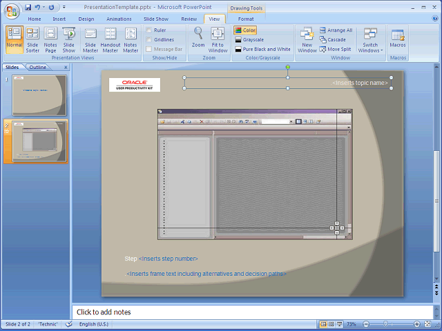 Screen image of this step