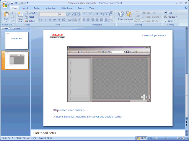 Screen image of this step