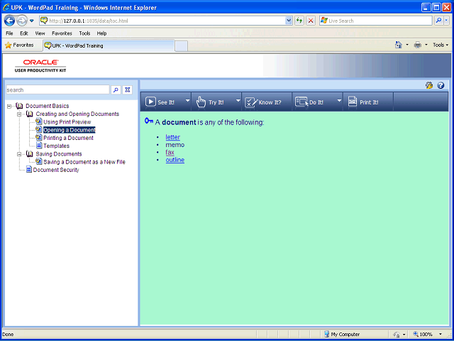 Screen image of this step