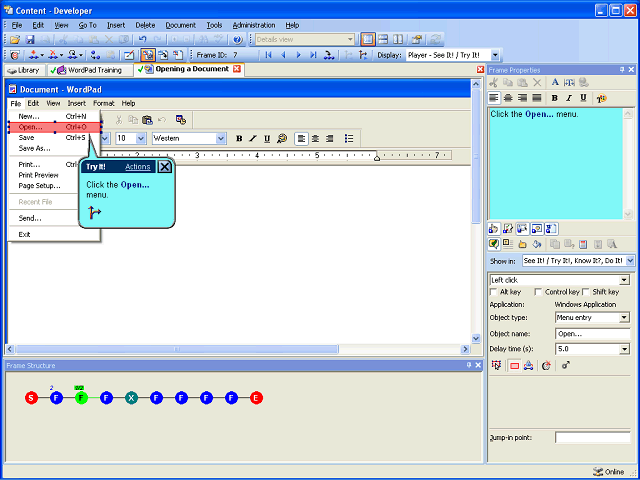 Screen image of this step