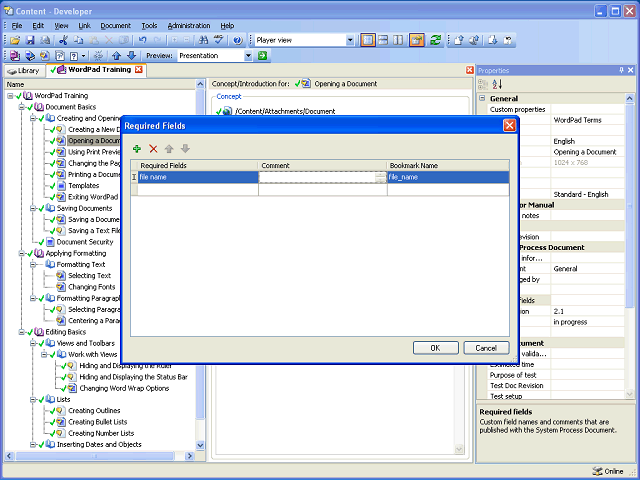 Screen image of this step