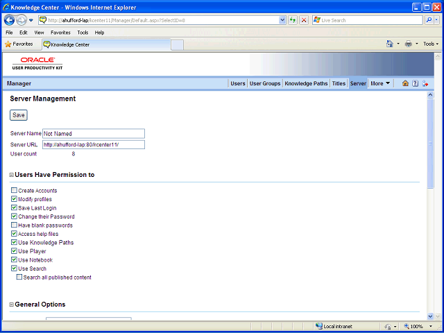 Screen image of this step