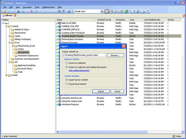 Screen image of this step