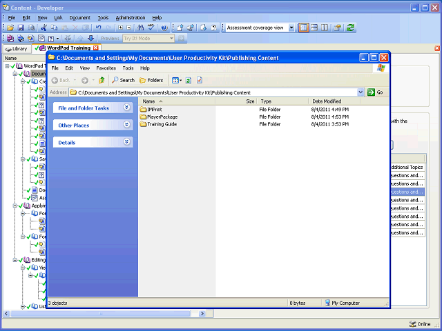 Screen image of this step
