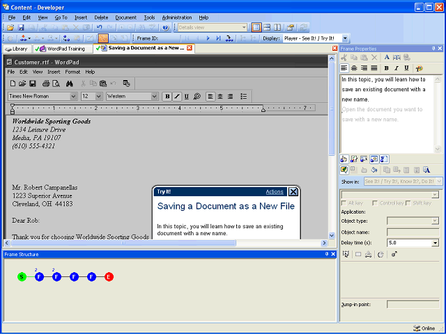 Screen image of this step