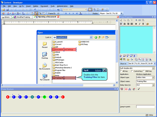 Screen image of this step