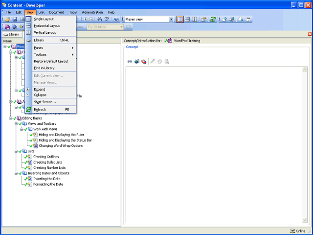 Screen image of this step