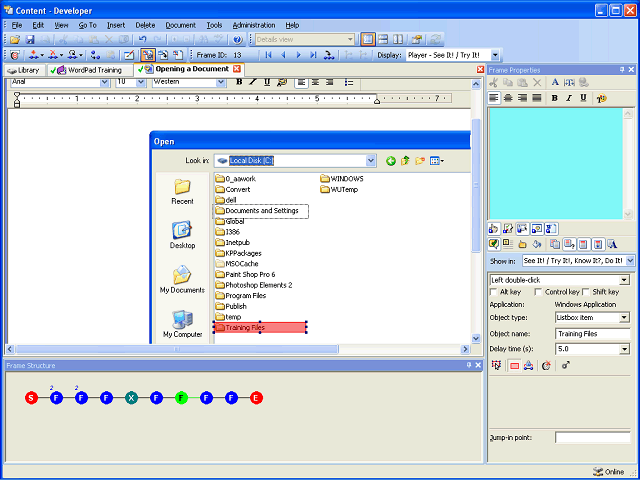 Screen image of this step