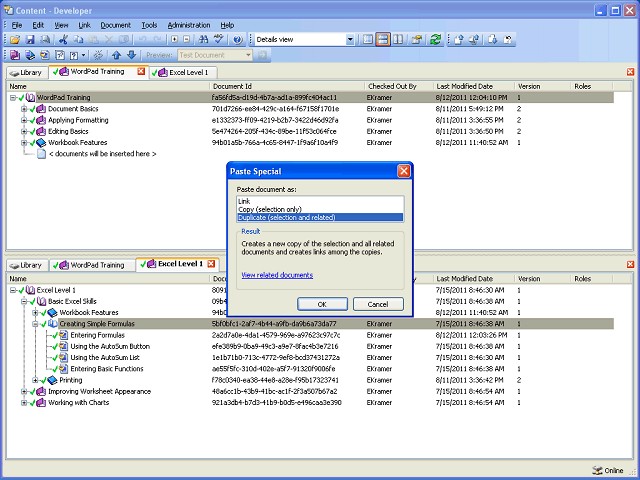 Screen image of this step