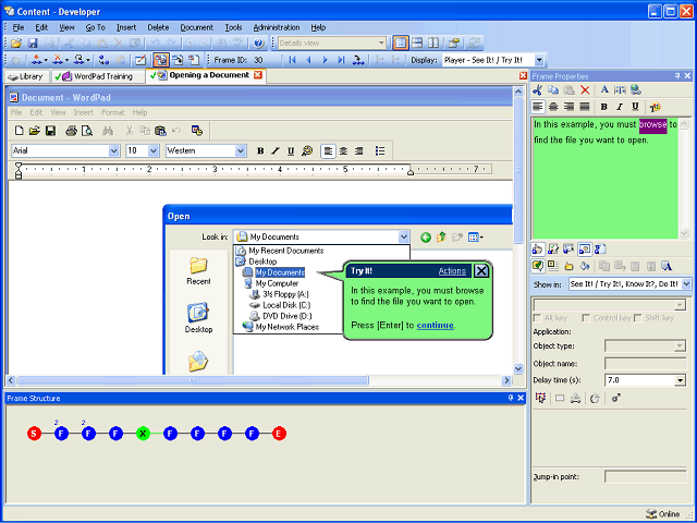Screen image of this step