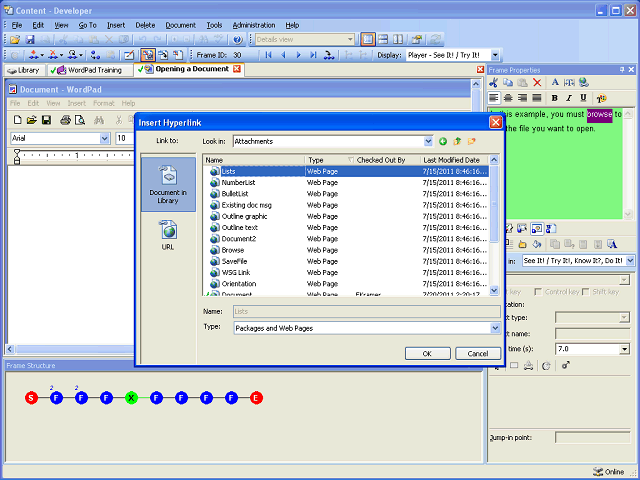 Screen image of this step
