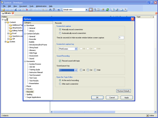 Screen image of this step