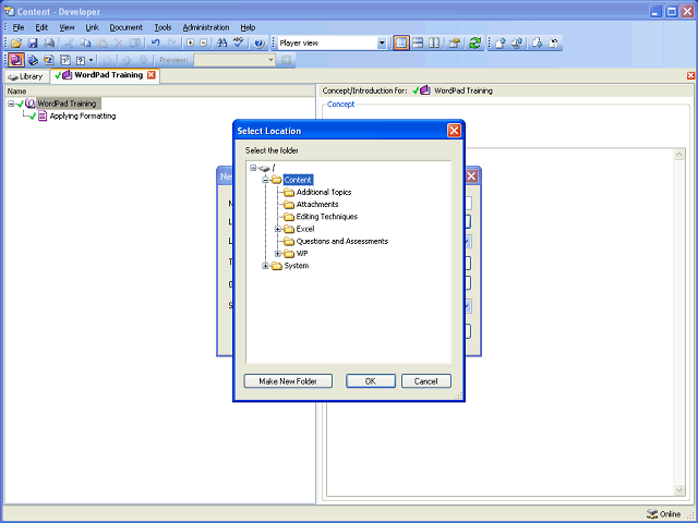 Screen image of this step