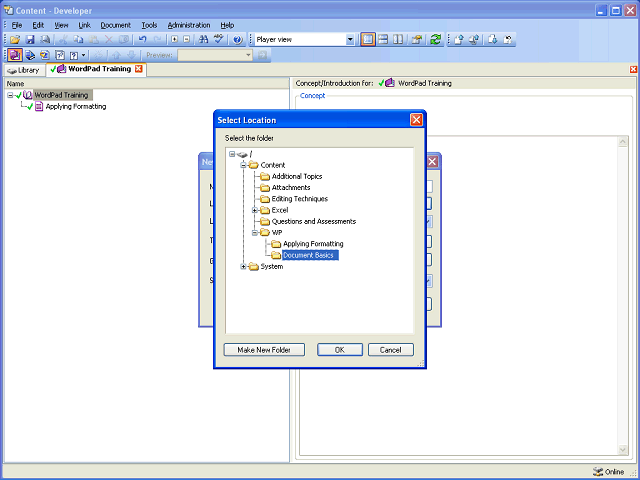 Screen image of this step