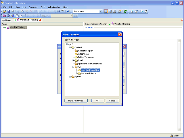 Screen image of this step