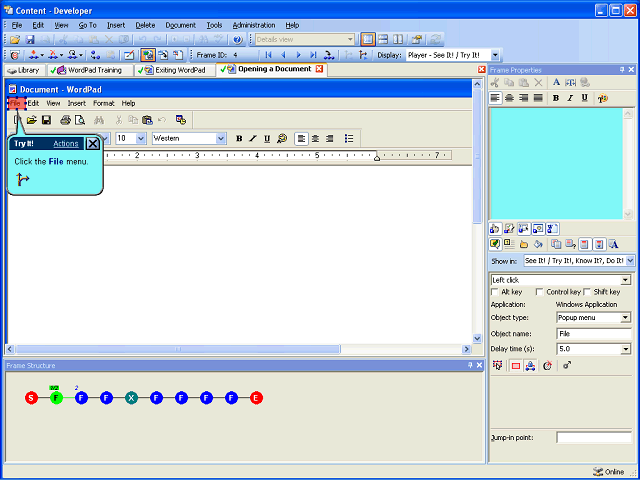 Screen image of this step
