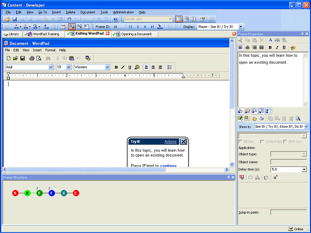 Screen image of this step