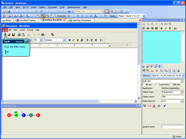Screen image of this step