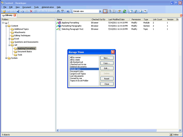 Screen image of this step