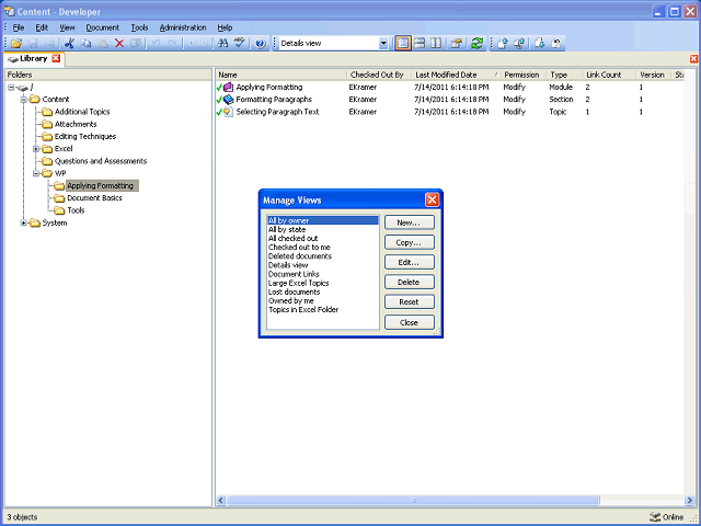 Screen image of this step