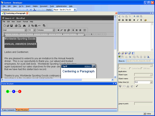 Screen image of this step