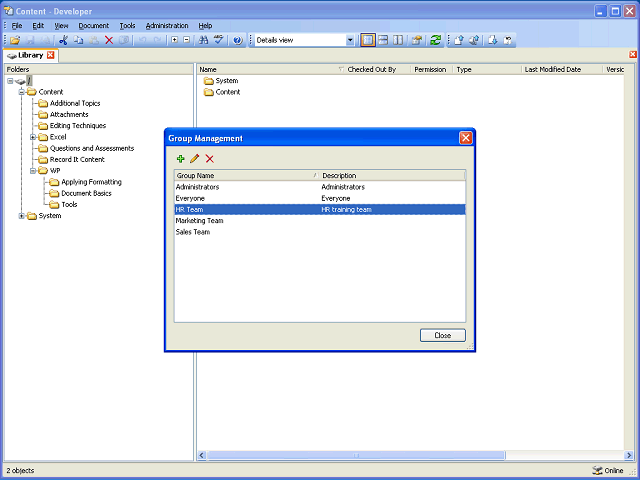Screen image of this step