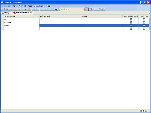 Screen image of this step