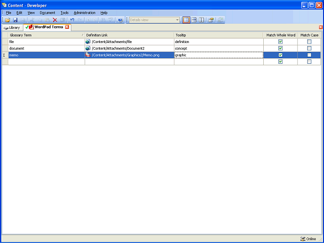 Screen image of this step