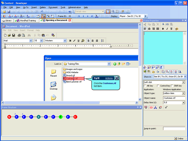 Screen image of this step