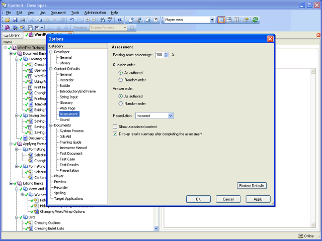 Screen image of this step
