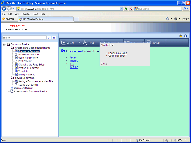 Screen image of this step
