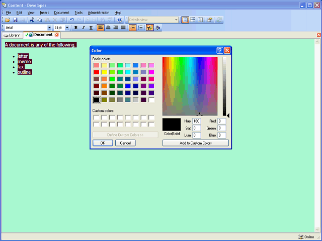 Screen image of this step