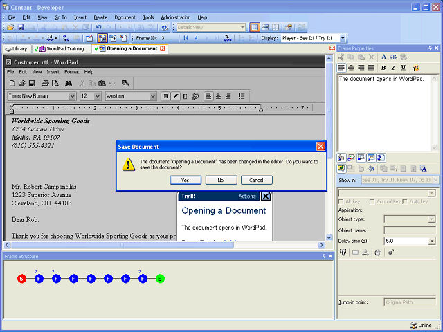 Screen image of this step