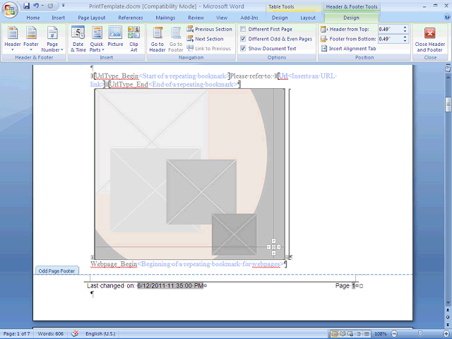 Screen image of this step